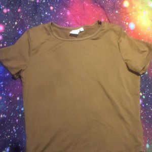 Brown Vintage Crop top S